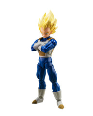 TAMASHII NATIONS Vegeta frontal mostrando detalle y fidelidad estética