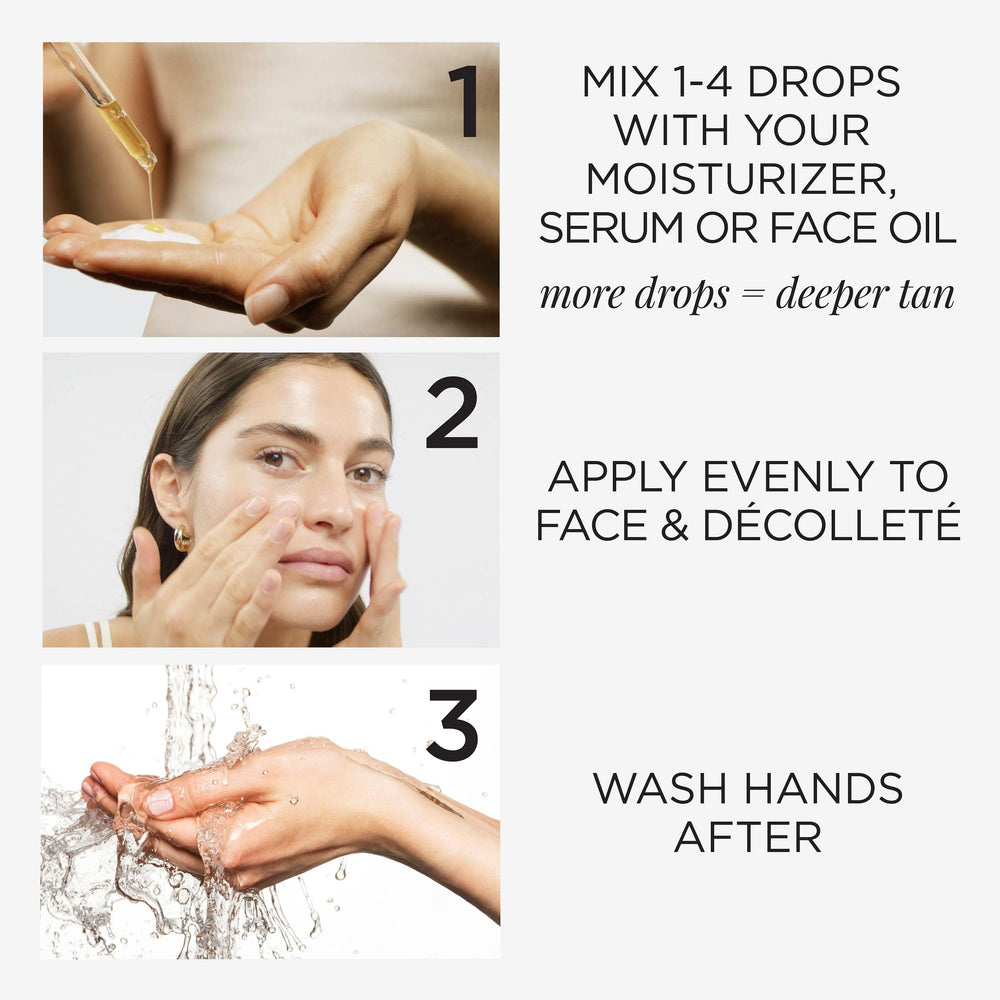 TAN-LUXE etiqueta con ingredientes principales y beneficios