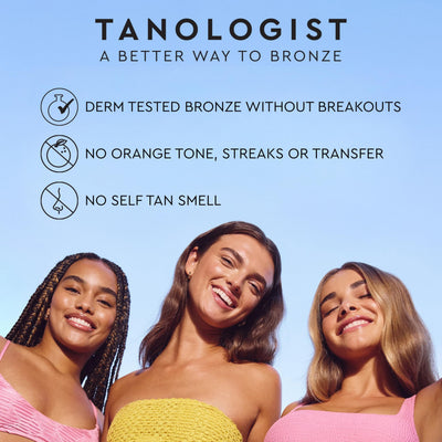 Tanologist resultado antes y después en pierna con efecto natural