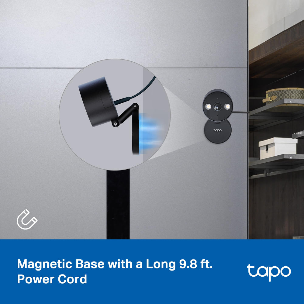Tapo held in hand showing compact size for flexible placement advantage