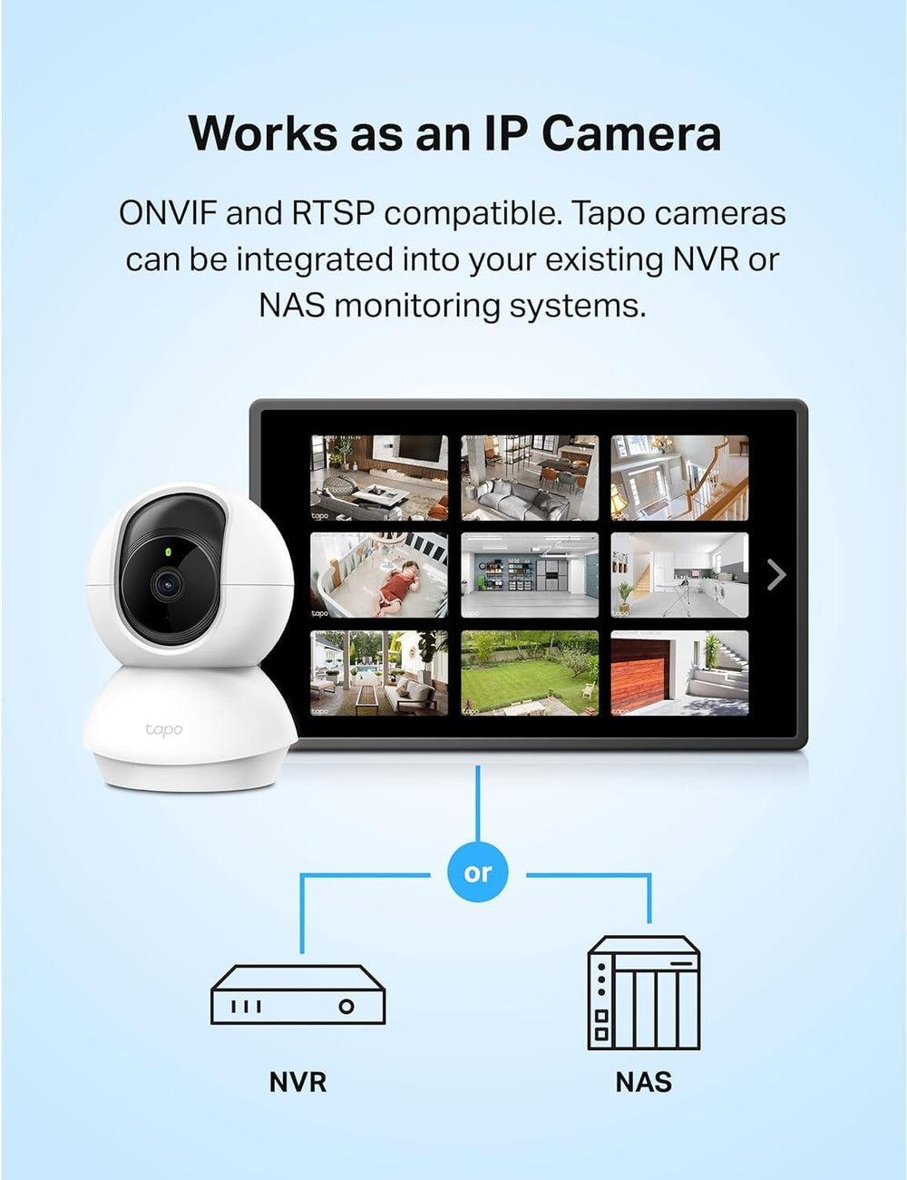 Tapo C200 app live stream on phone showing easy remote monitoring benefit