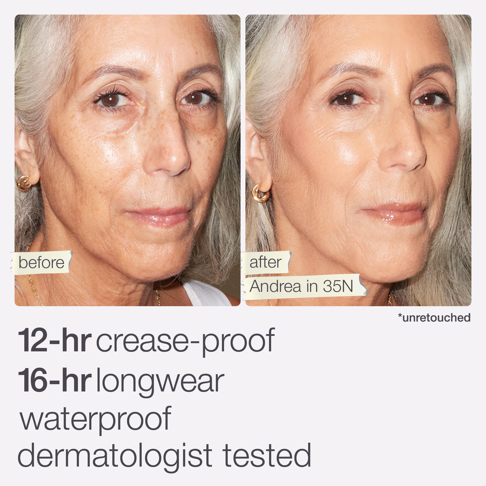 tarte shape tape open cap label showing ingredient-free claims benefit transparency