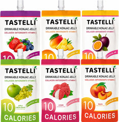 Tastelli imagen frontal del pack mostrando variedad y conveniencia