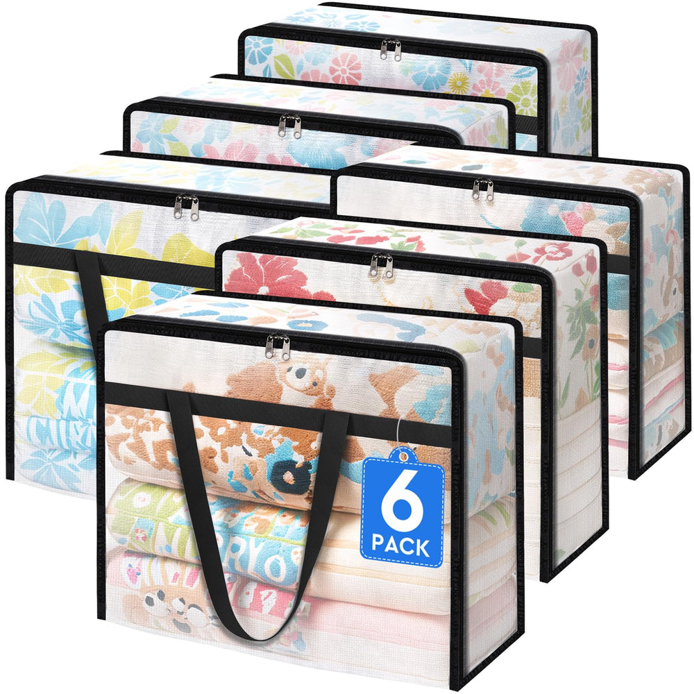 TasticTotes vista frontal del pack con seis bolsas visibles y organizadas