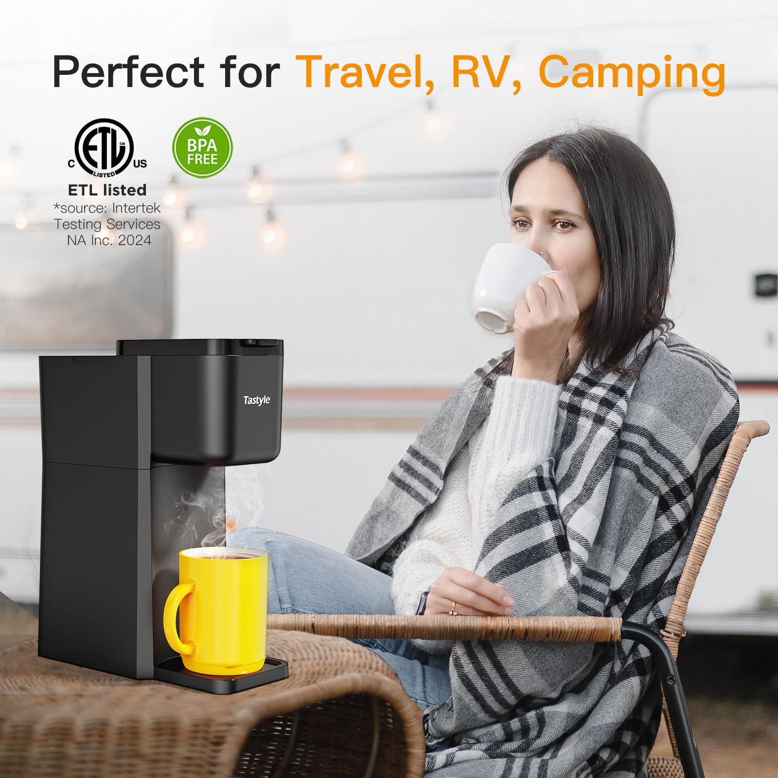 Tastyle vaso con café sobre hielo, extracción optimizada y menos dilución