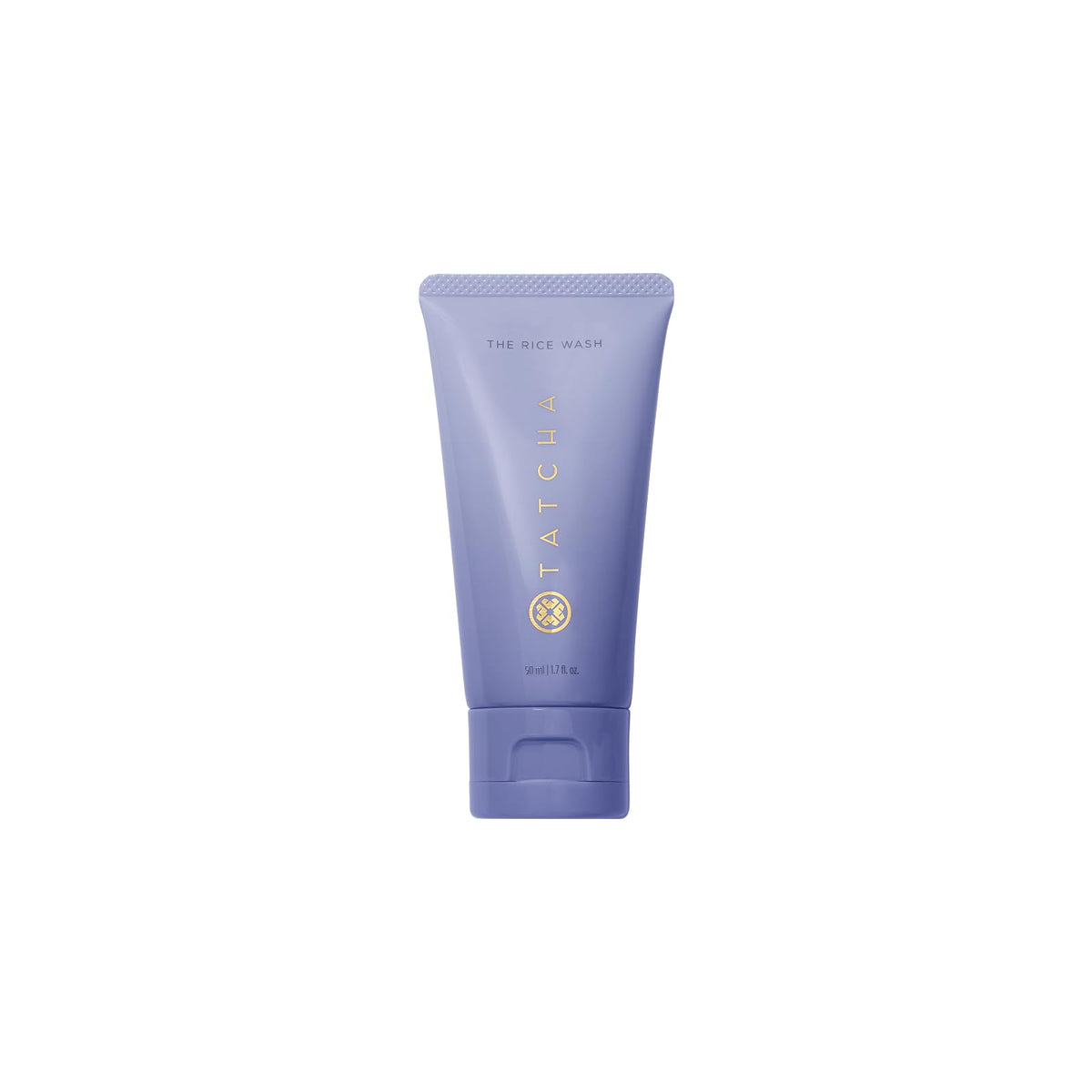 TATCHA envase frontal del limpiador crema, presentación elegante y práctica