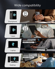 TATTMUSE A285M held in one hand demonstrating lightweight size and portability for mobile work
