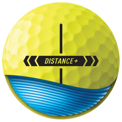 TaylorMade primer plano de textura y hoyuelos que mejora aerodinámica y distancia