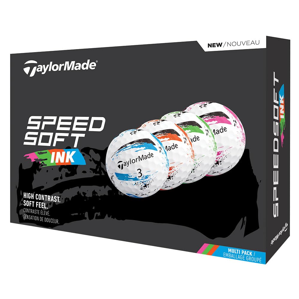 TaylorMade detalle de la textura de la cubierta mostrando cascos y acabado suave