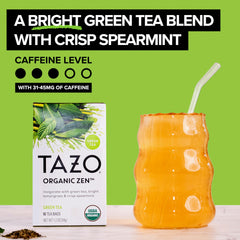TAZO taza caliente de té Zen para una pausa tranquila