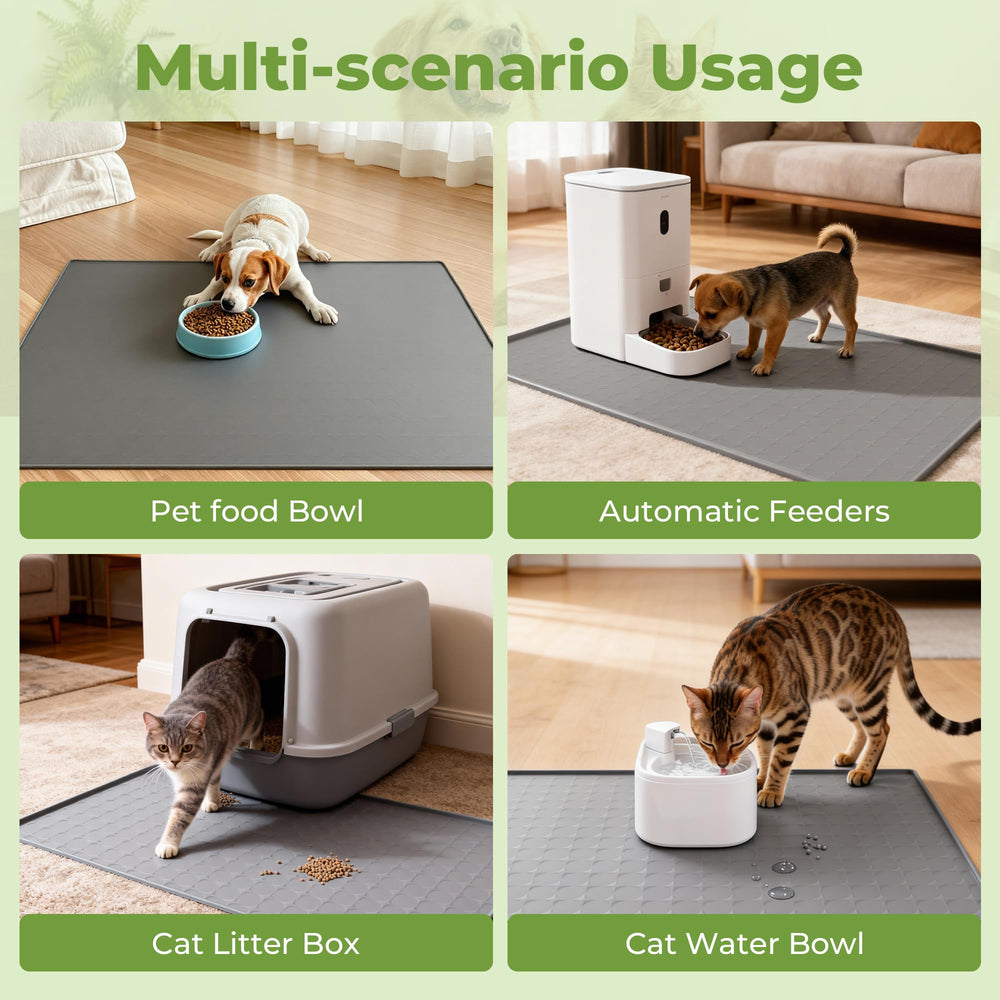 TCULOSD ambientado en cocina mantiene zona de mascotas ordenada