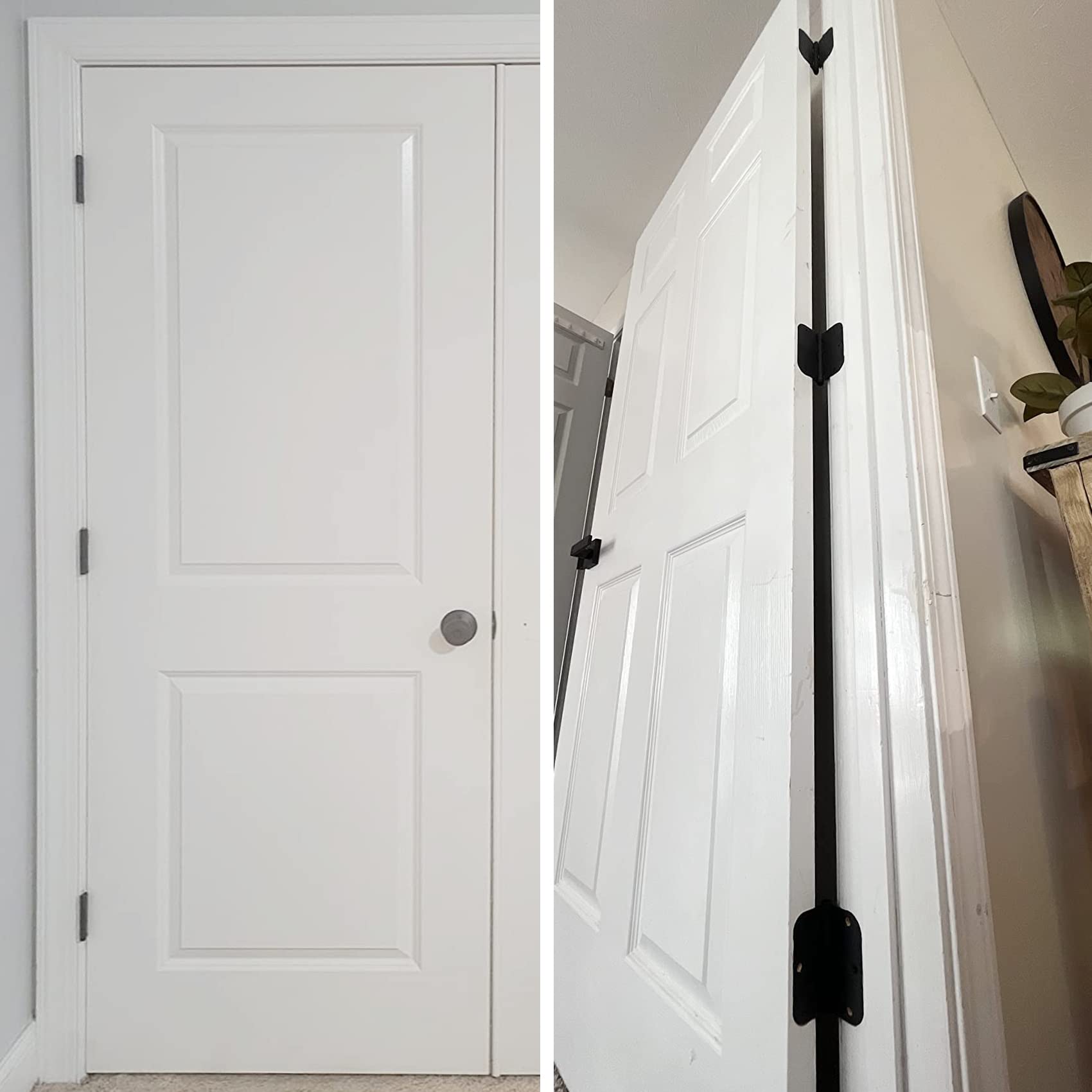TDCHINGES hinges installed on kitchen door showing cohesive style and practical use