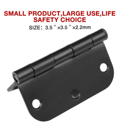 TDCHINGES flat lay of hinge with extra-long screws showing complete hardware and ease of fitting
