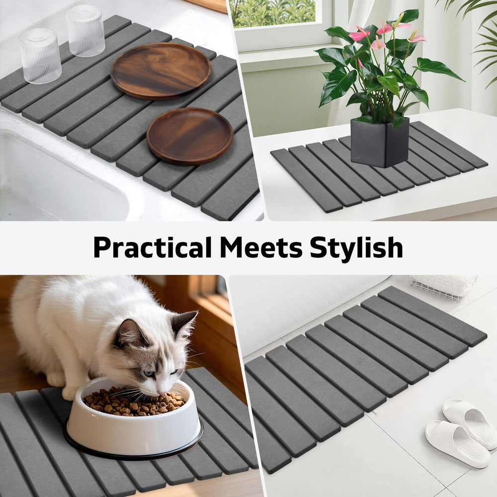 tdcokhe tapete en ambiente de cocina gris elegante, combina con decor