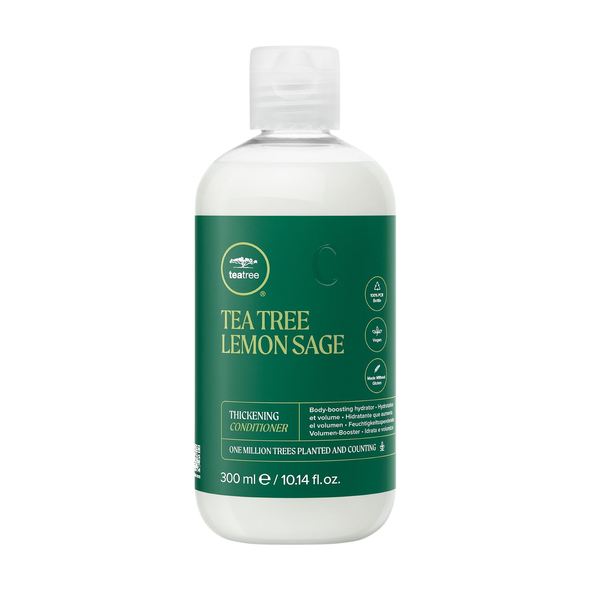 Tea Tree frontal del envase mostrando etiqueta y volumen
