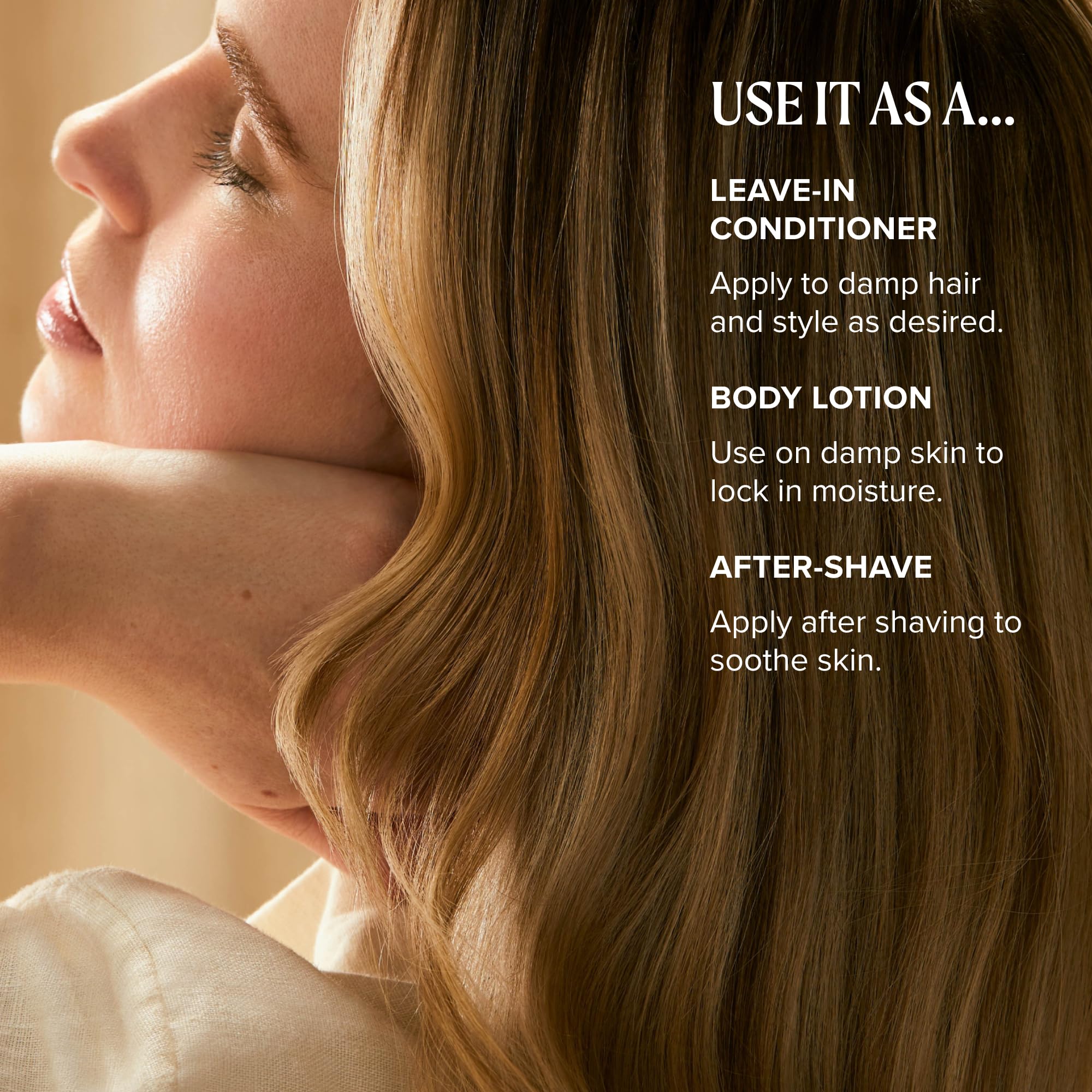 Tea Tree uso post-afeitado en cuello calmando la piel irritada