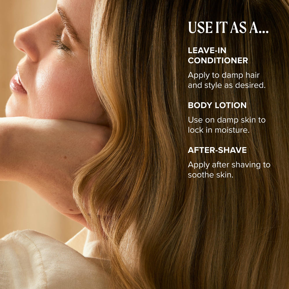 Tea Tree uso post-afeitado en cuello calmando la piel irritada