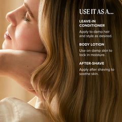 Tea Tree uso post-afeitado en cuello calmando la piel irritada