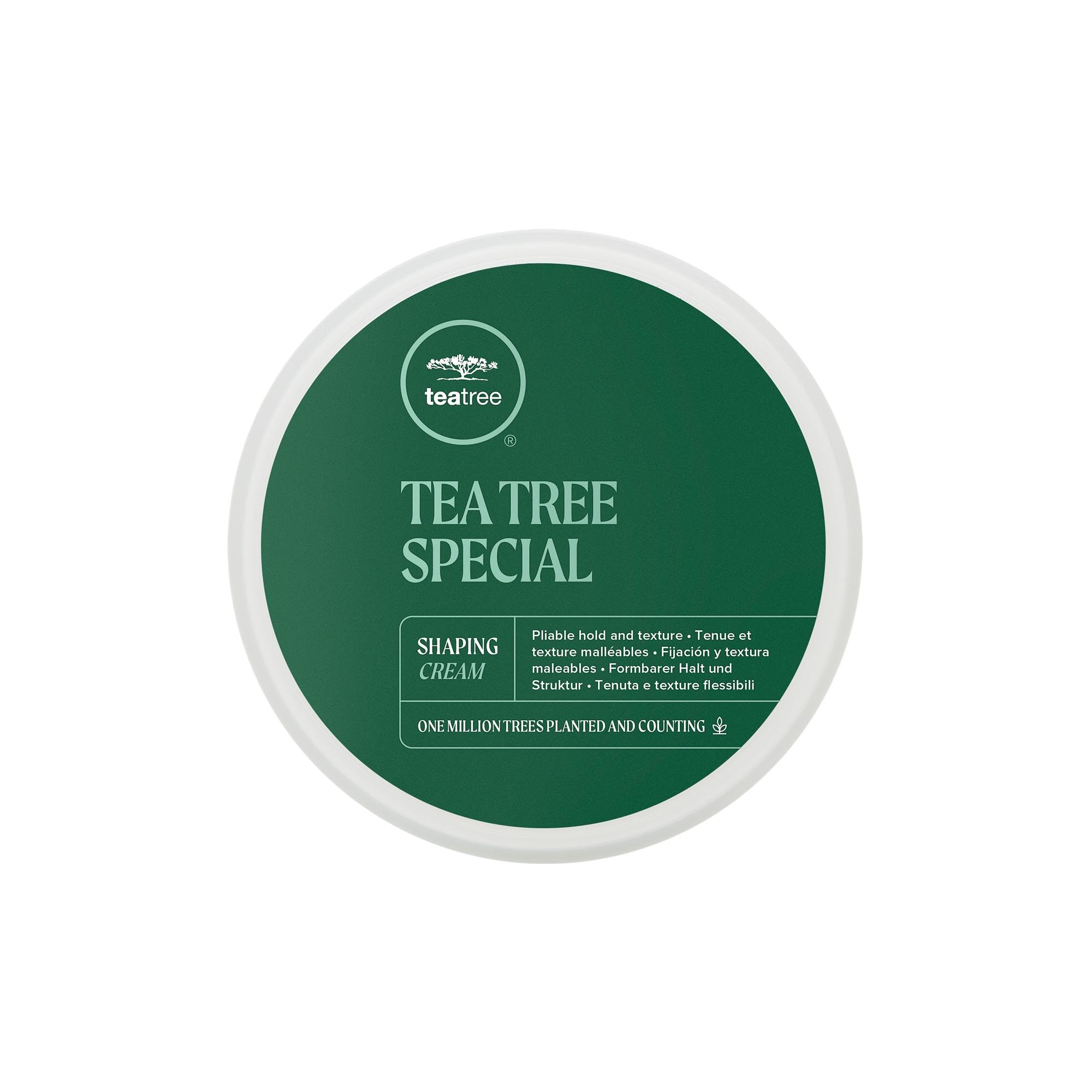 Tea Tree front jar view showing product and clean matte packaging
