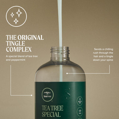 Tea Tree cap and lid detail emphasizing durable bottle design