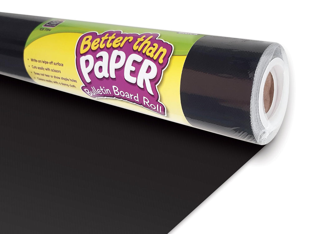 Teacher Created Resources black roll front view showing full material, durable backdrop