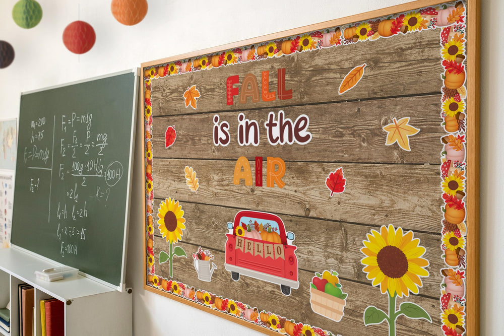 Teacher Created Resources tablón decorado en aula, ambiente acogedor y funcional