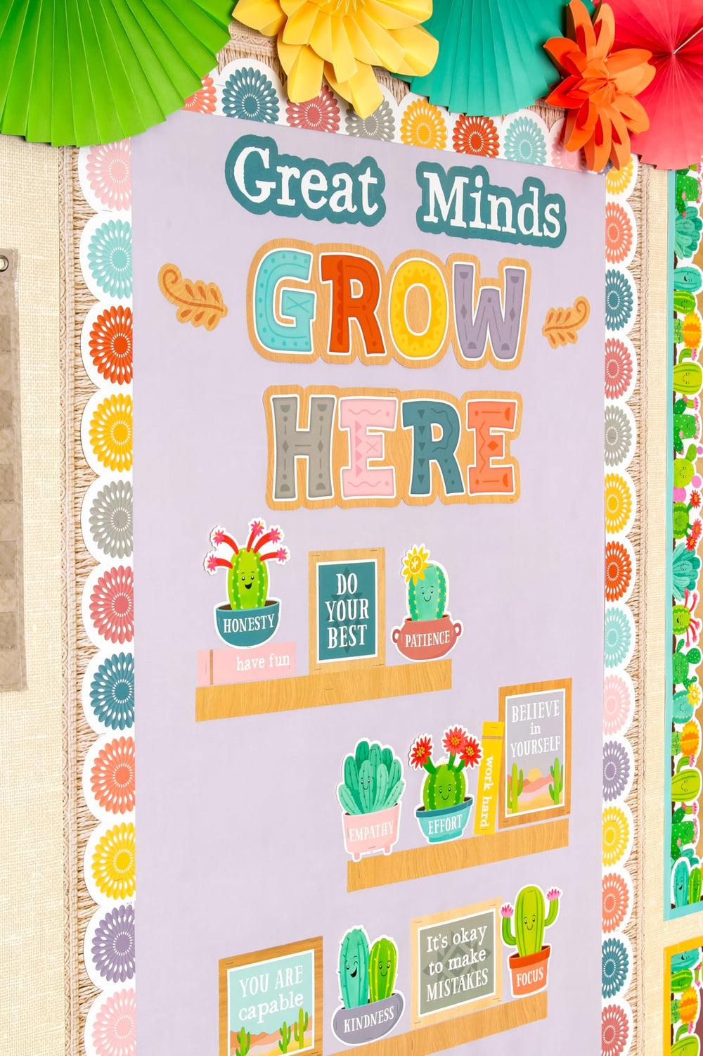 Teacher Created Resources aula decorada con lavanda para inspirar diseño coordinado