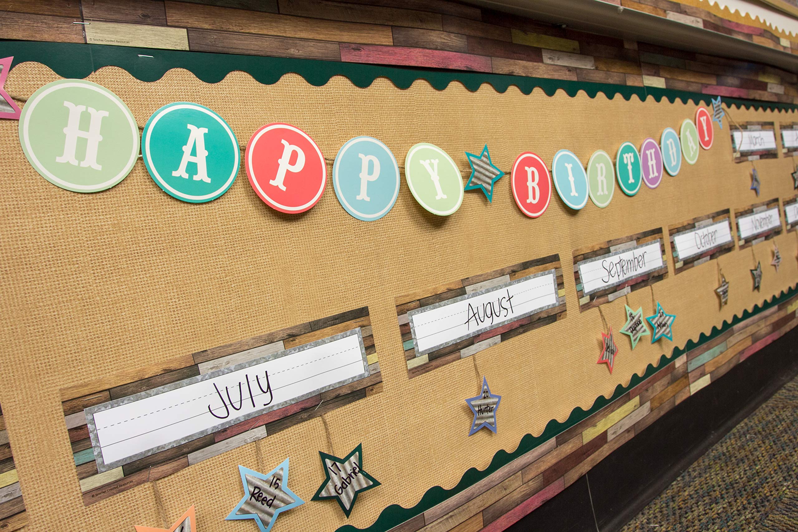 Teacher Created Resources textura de material en primer plano, apariencia arpillera realista