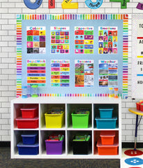 Teacher Created Resources textura de material no tejido en primer plano para durabilidad visible