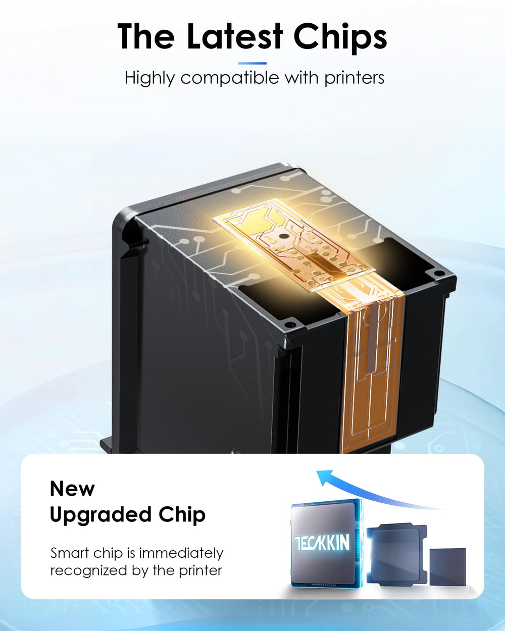 TECKKIN sample page with crisp text and vivid colors demonstrating print quality