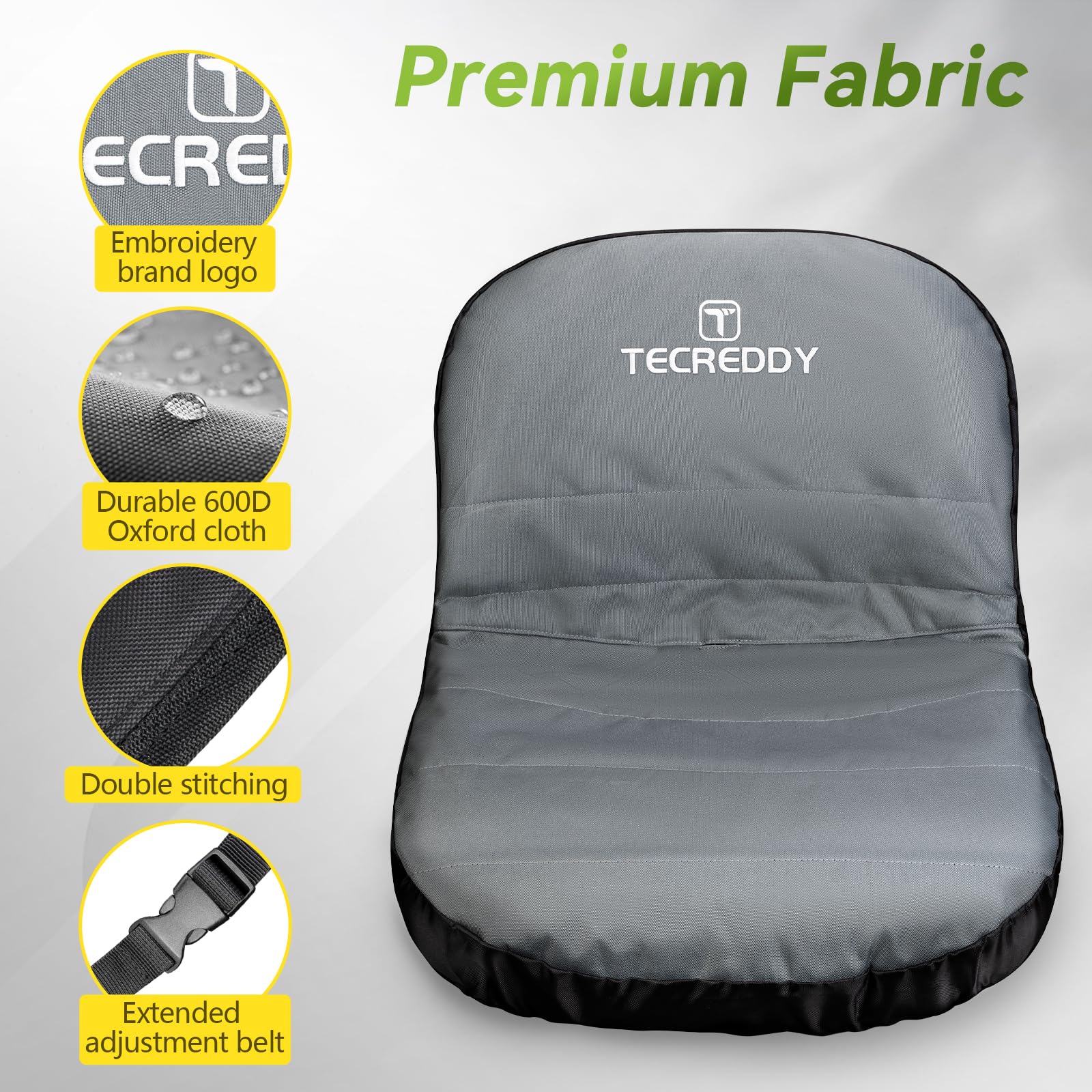 Tecreddy funda instalada en tractor demostrando comodidad en uso