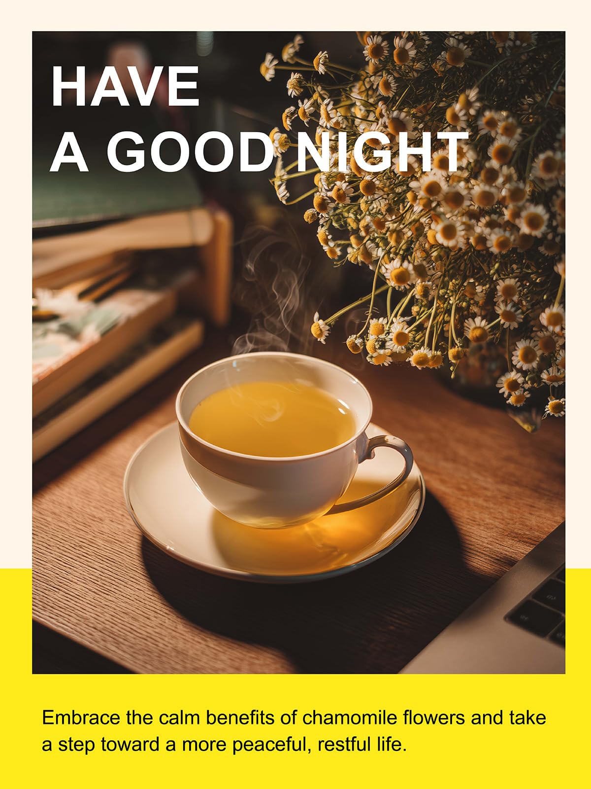 TeeLux infusión en ambiente relajado, taza para descanso nocturno