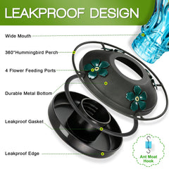 Tegarbed ant moat top detail blocking crawling pests for cleaner nectar