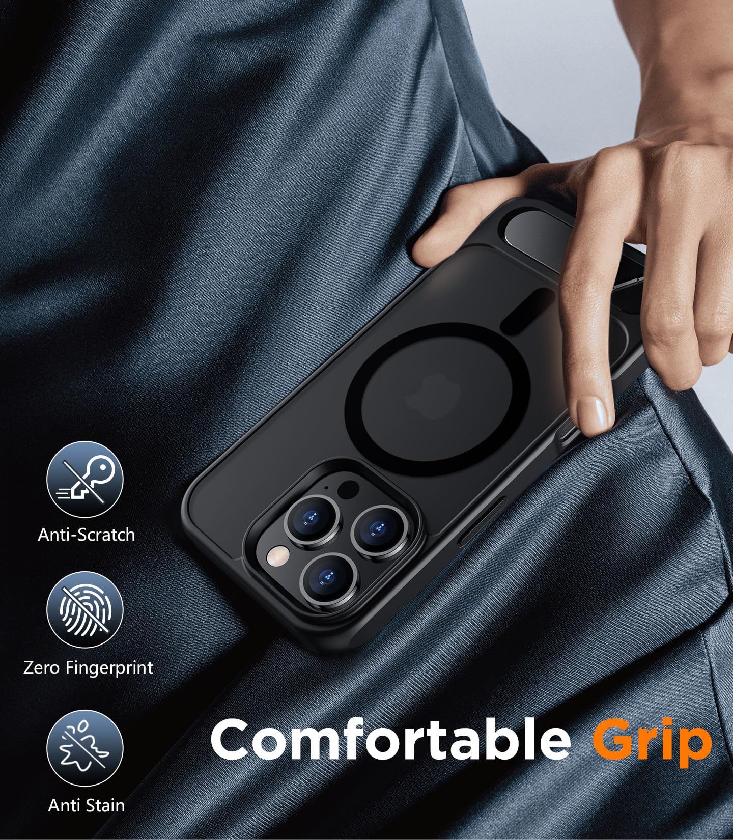 Temdan muestra escala junto a iPhone 16 Pro Max para ver ajuste exacto
