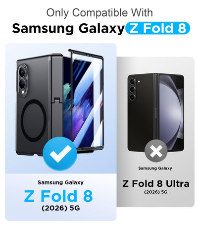 Temdan translucent matte back revealing Fold 8 design and anti‑fingerprint benefit