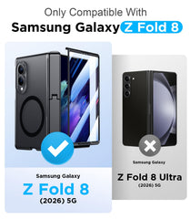 Temdan translucent matte back revealing Fold 8 design and anti‑fingerprint benefit