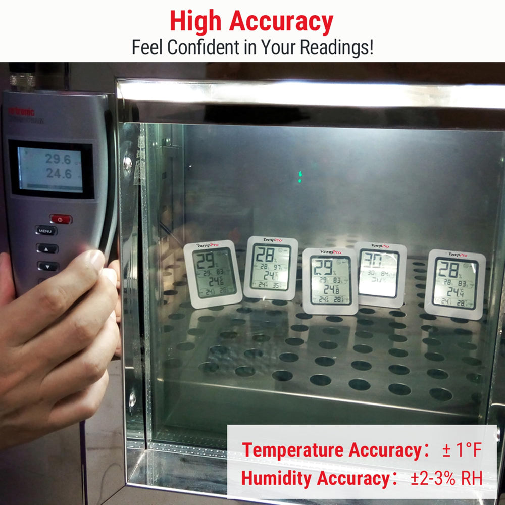 TempPro TempAir inside a reptile enclosure demonstrating habitat climate control and pet safety monitoring