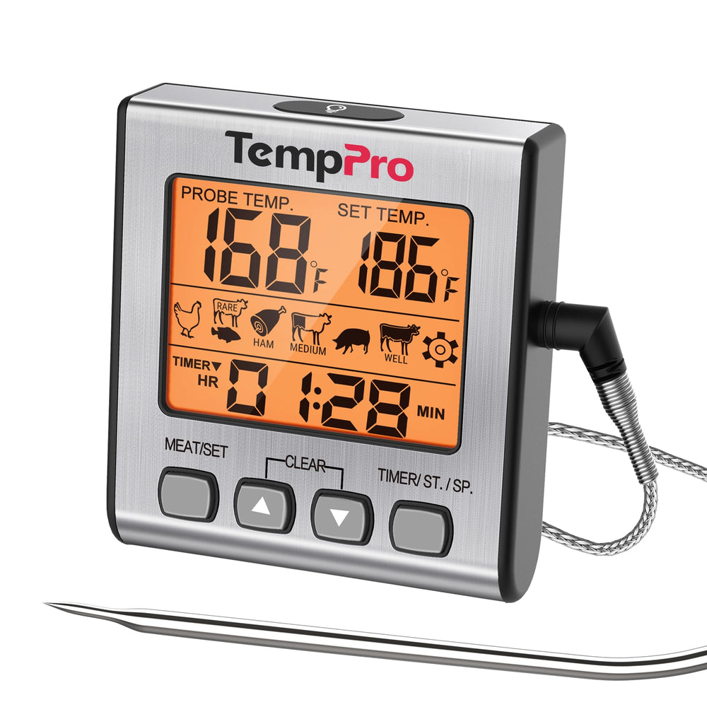 TempPro TempTrack vista frontal con pantalla y botones, aporta control claro