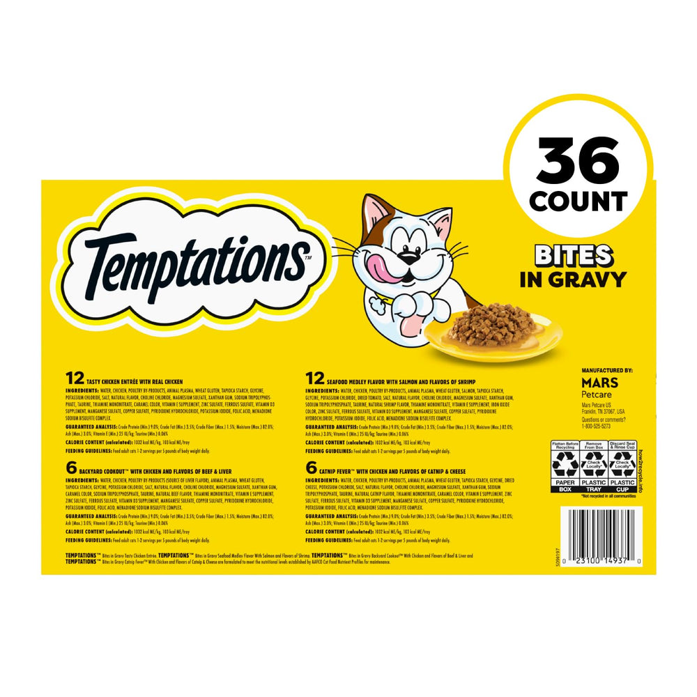 Temptations bandejas en frigorifico para conservación segura