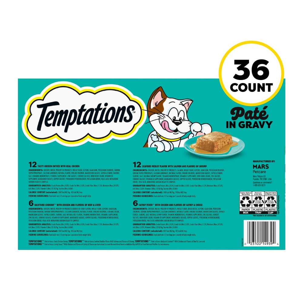 Temptations bandeja mientras se desliza mostrando servicio sin desperdicio