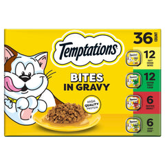 Temptations frente del pack variedad muestra contenido y conveniencia