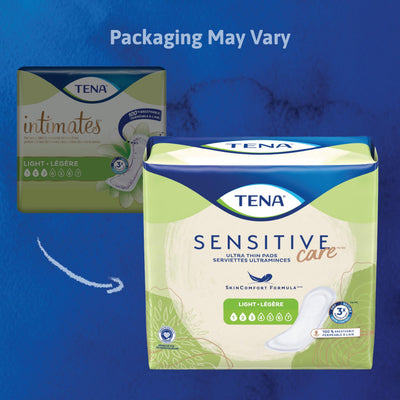 TENA Intimates textura cercana que evidencia superficie suave y absorbente