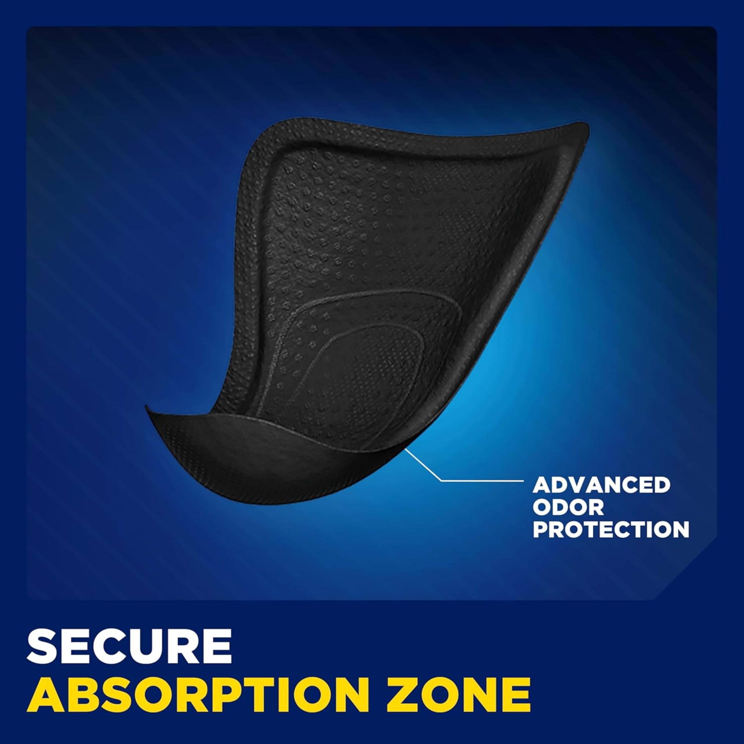 TENA detalle del protector ultrafino mostrando perfil en forma de copa y ajuste