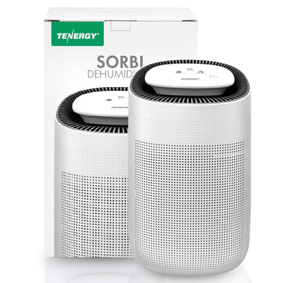 Tenergy Sorbi LED water-level indicator detail showing auto-shutoff safety benefit