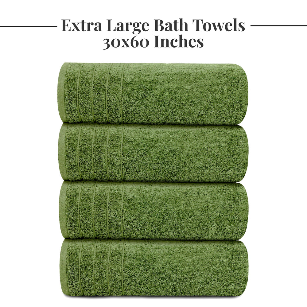 Tens Towels en ambiente de baño moderno verde, estética y funcionalidad