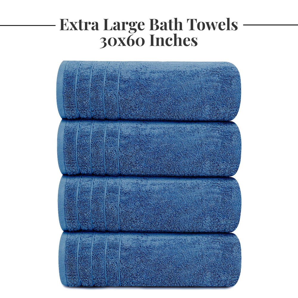 Tens Towels en ambiente de baño azul, combinación estética y funcionalidad