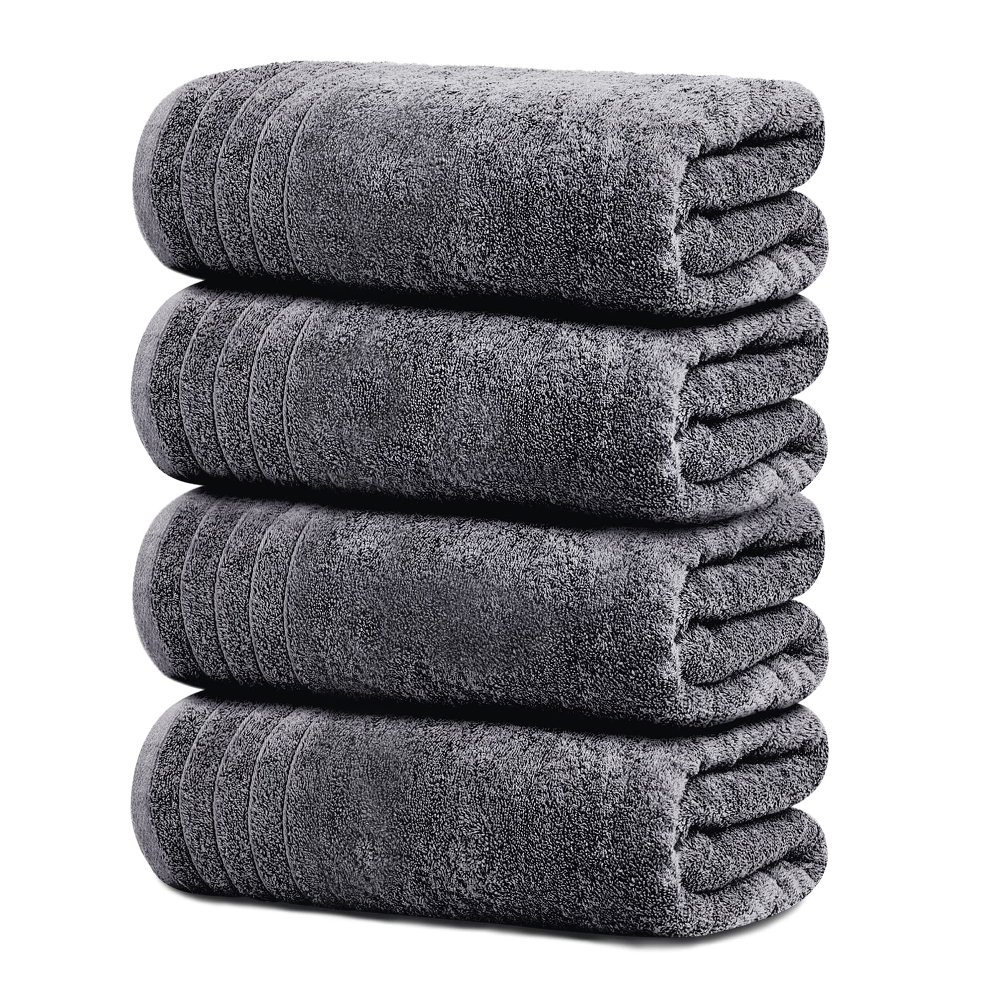 Tens Towels vista frontal del paquete gris oscuro mostrando las cuatro toallas, versátil y ahorrativa