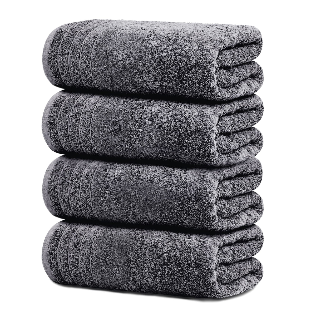 Tens Towels vista frontal del paquete gris oscuro mostrando las cuatro toallas, versátil y ahorrativa