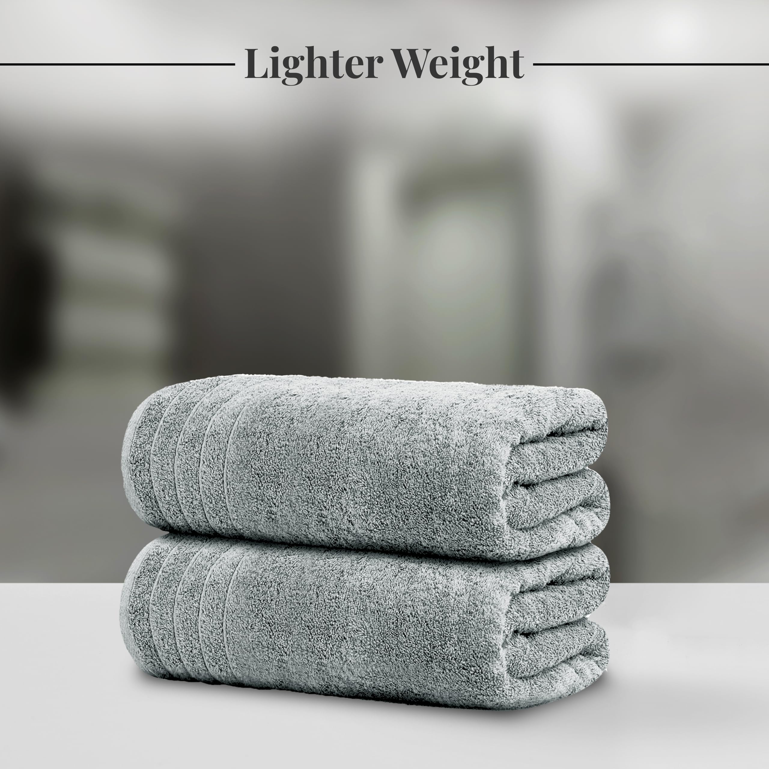 Tens Towels primer plano de la textura en algodón superfino que resalta suavidad y secado rápido