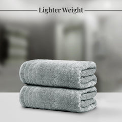Tens Towels primer plano de la textura en algodón superfino que resalta suavidad y secado rápido